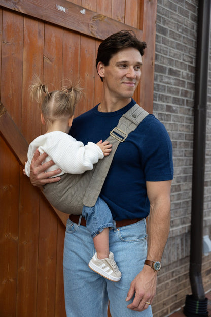 The Monarch Toddler Sling - Charles Herringbone