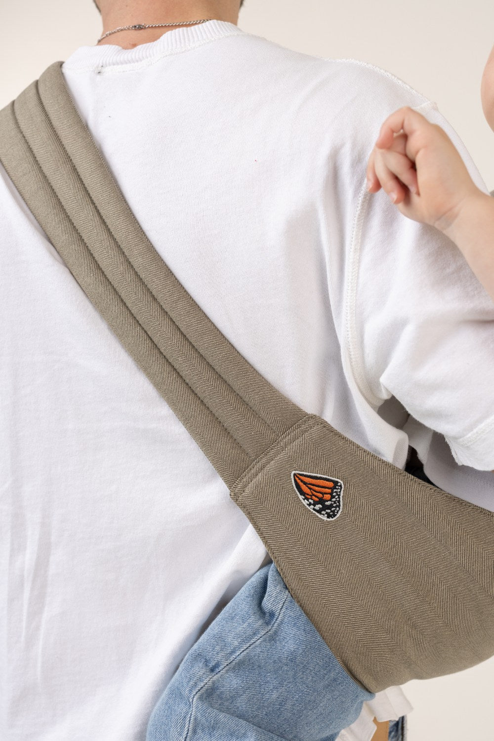 The Monarch Toddler Sling - Charles Herringbone