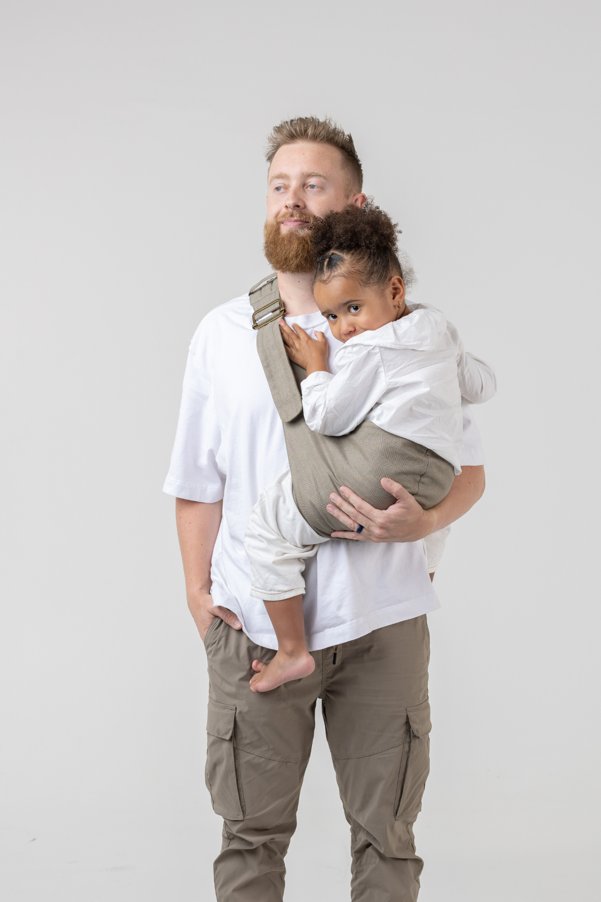 The Monarch Toddler Sling - Charles Herringbone