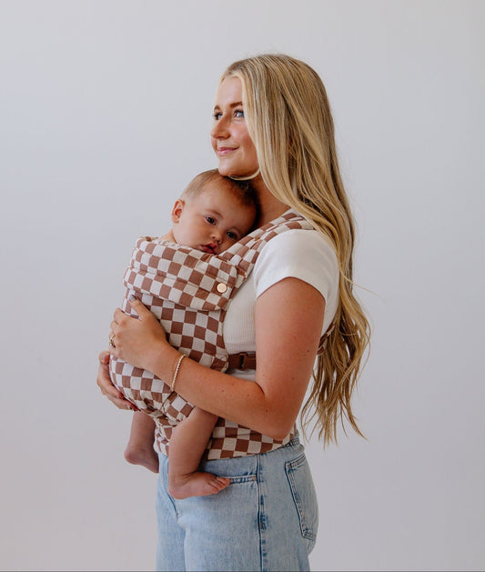 The Monarch Baby Carrier - Mocha Check